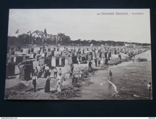 Ostseebad Zinnowitz a. Usedom ca. 1905 , Mecklenburg , Ansichtskarte , CPA , AK