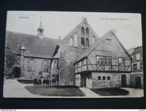 Akademie in Wismar i.M. , ca.1910, Mecklenburg , Ansichtskarte , CPA , AK !