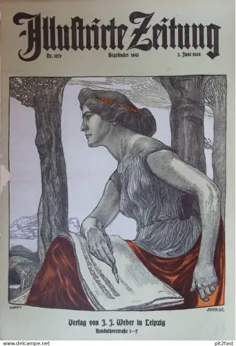 Illustrierte Zeitung , 1904 , viel Reklame / Werbung , Neutrebbin , Pyramiden !!