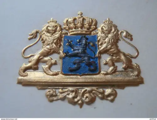 Telegramm und Menükarte - Großherzog von Mecklenburg , 1881 , Schloss Philippsruhe b. Hanau , Major von Nettelbladt !!