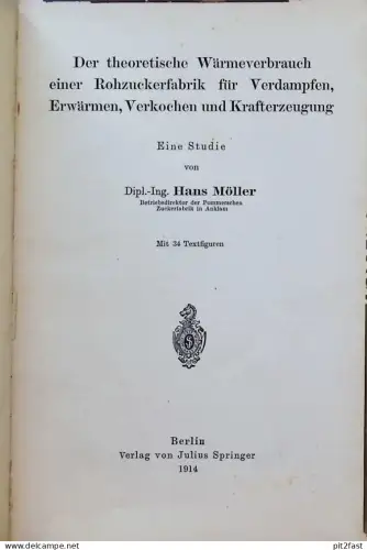 Pommersche Zuckerfabrik Anklam 1914 , Fachbuch , Zuckerindustrie , Zucker , Mecklenburg , Pommern !!