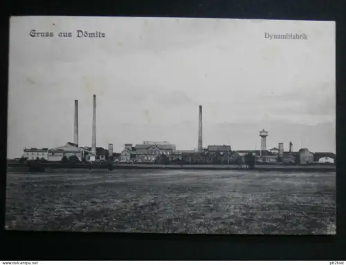 Dynamitfabrik Dömitz , 1907 , Dynamit , Mecklenburg , Ansichtskarte , CPA , AK !!