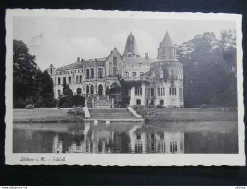 Lützow i.M. b. Schwerin , 1938 , Schloss , Ansichtskarte , CPA , AK !!