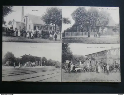 Sülstorf , 1902 , Molkerei , Bahnhof , Gasthof , Ansichtskarte , CPA , AK !!