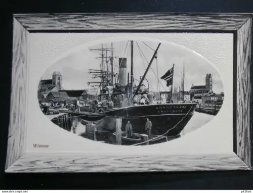 Wismar - Hafen , ca. 1910 , Schiff , Mecklenburg , Ansichtskarte , CPA , AK !