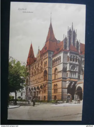 Ständehaus Rostock , 1916 , Mecklenburg , Ansichtskarte , CPA , AK !!