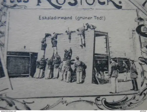 Füsilier Rgt. N°90 in Rostock , 1902 , Mecklenburg , Ansichtskarte , CPA , AK !!
