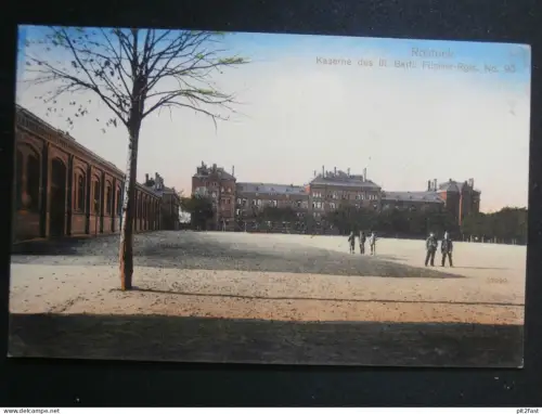Füsilier Rgt. N°90 in Rostock ,ca. 1905 , Mecklenburg , Ansichtskarte , CPA , AK