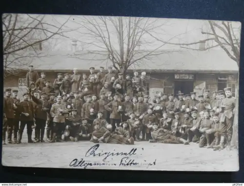 Füsilier Regiment N°90 Rostock , im Lockstedter Lager , 1917 , Mecklenburg , Ansichtskarte , CPA , AK !!