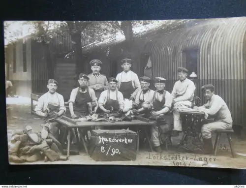 Füsilier Regiment N°90 Schwerin , im Lockstedter Lager , 1914 , Mecklenburg , Ansichtskarte , CPA , AK !!