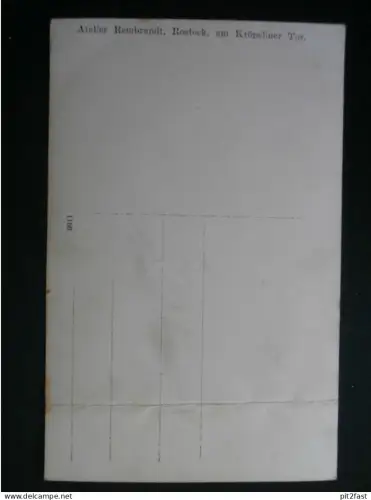 Soldat - Füsilier Regiment N°90 , Rostock , Ansichtskarte , CPA , AK !!