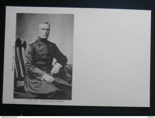 Herzog Heinrich zu Mecklenburg , Prinz der Niederlande Ansichtskarte , CPA , AK