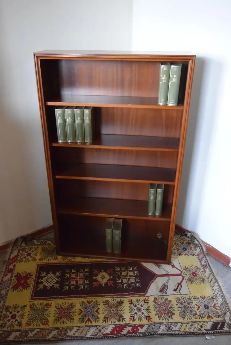 Bücherregal Nussbaum um 1950 3