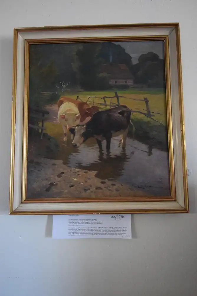 Ölgemälde gerahmt Franz-Gustav Hochmann um 1880 0