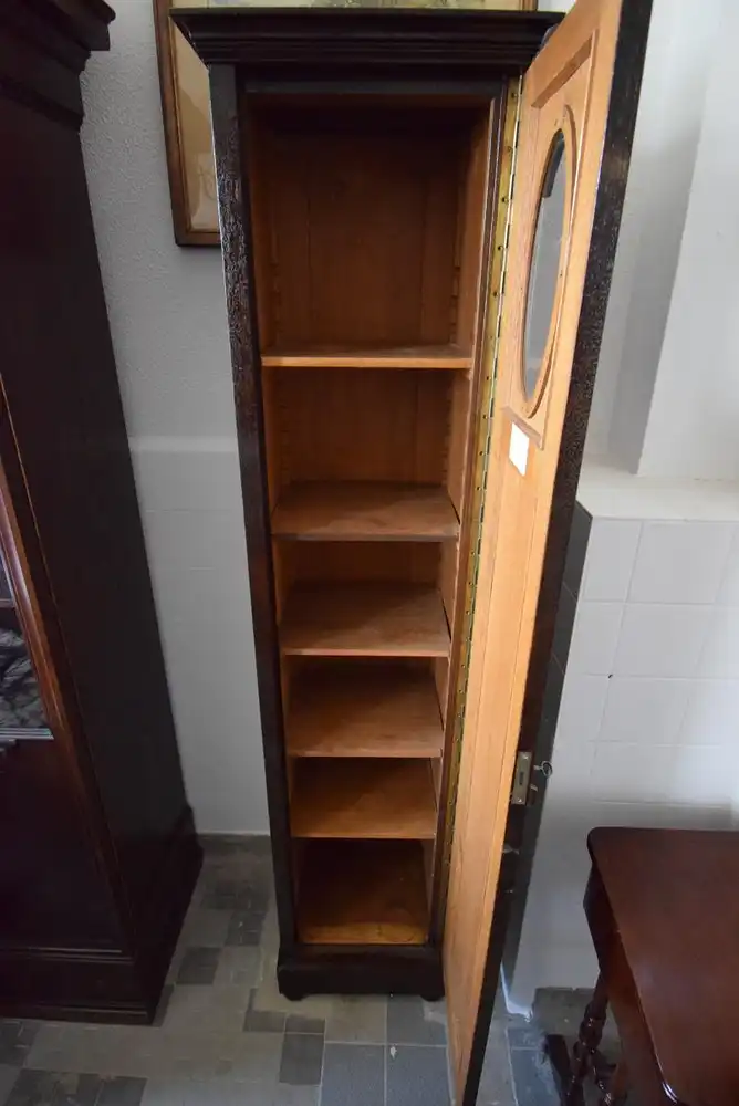 Pfeilerschrank Jugendstil Eiche um 1900 1