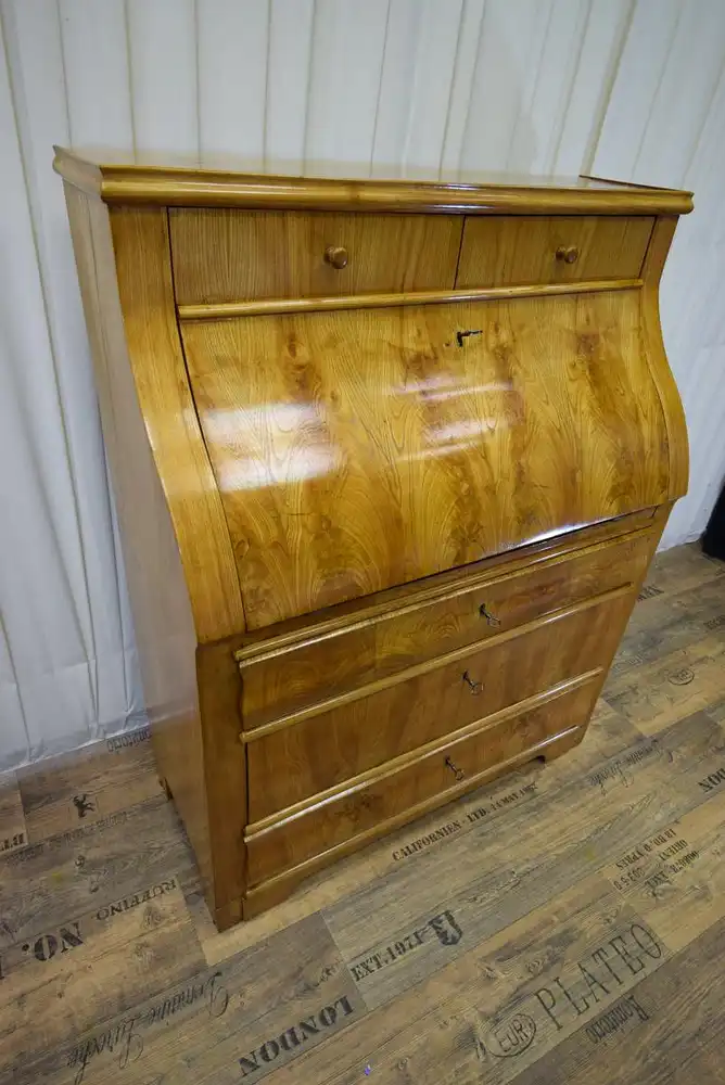 Sekretär Biedermeier um 1850 Esche  2