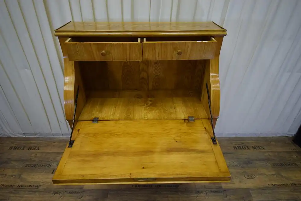 Sekretär Biedermeier um 1850 Esche  4