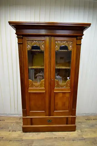 Schrank Mahagoni/Eiche Jugendstil um 1910