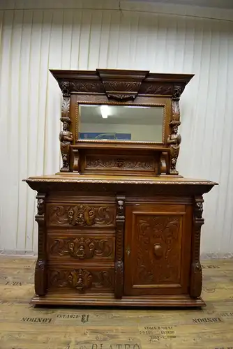 Kredenz um 1880 Eiche 