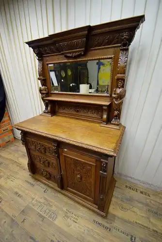 Kredenz um 1880 Eiche 