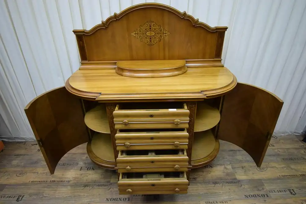 Kredenz Art Deco um 1920 Kirsche/Nussbaum/Mahagoni 1