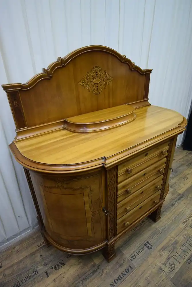 Kredenz Art Deco um 1920 Kirsche/Nussbaum/Mahagoni 6