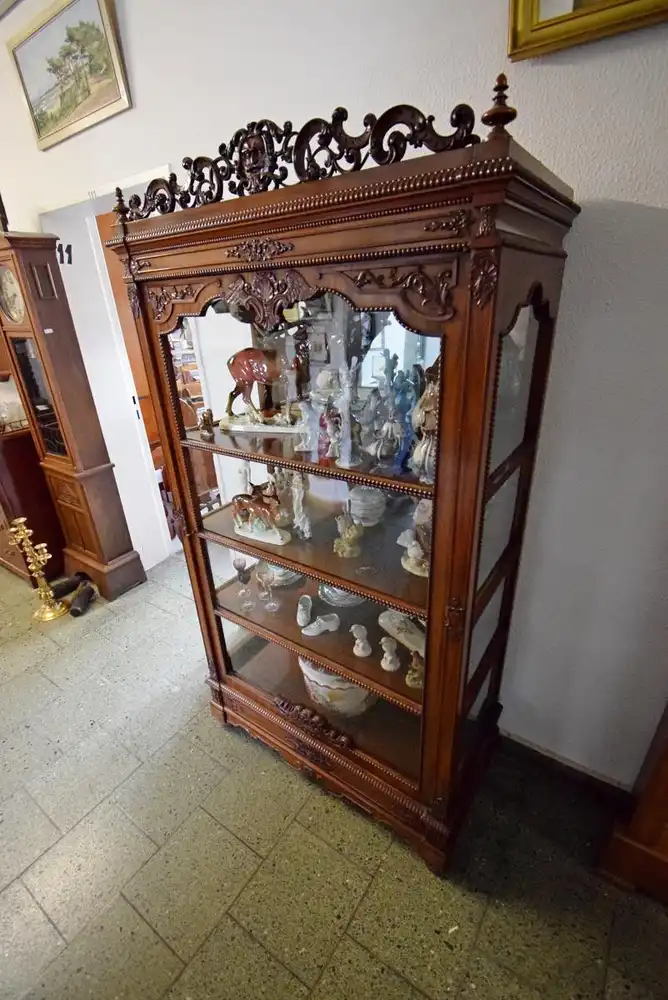Vitrine Mahagoni um 1840 1