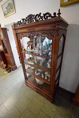 Vitrine Mahagoni um 1840