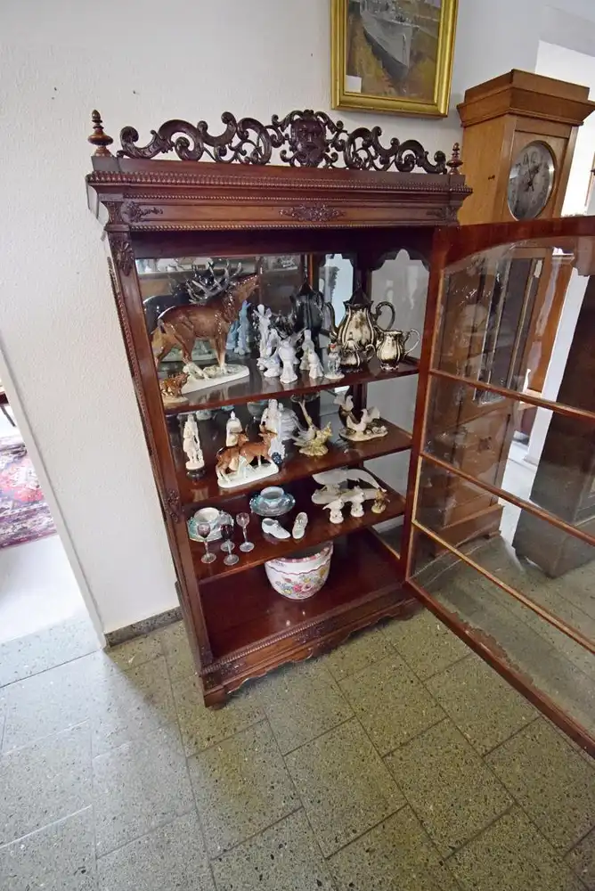 Vitrine Mahagoni um 1840 4