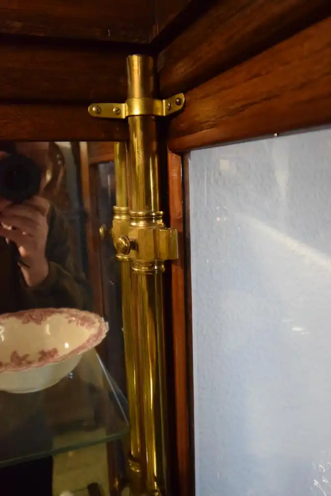 Vitrine Art Deco um 1920 Mahagoni 6