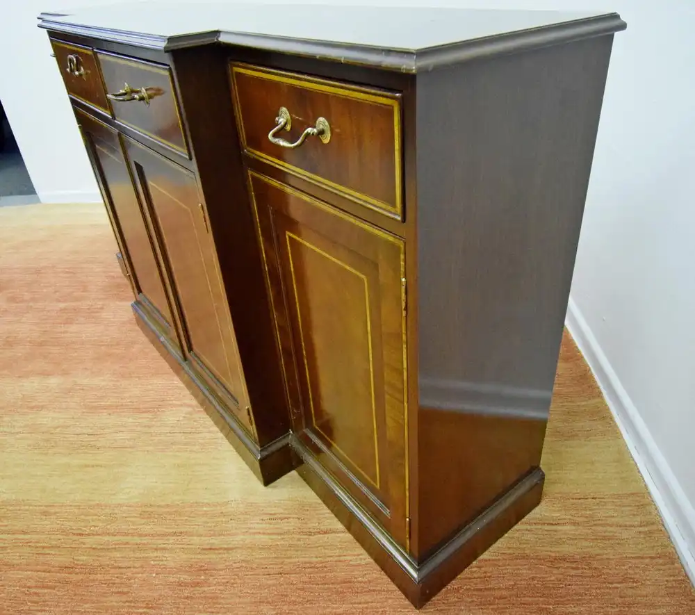 Sideboard Breakfront Georgian Style Replic Fa. Wiechmann 4