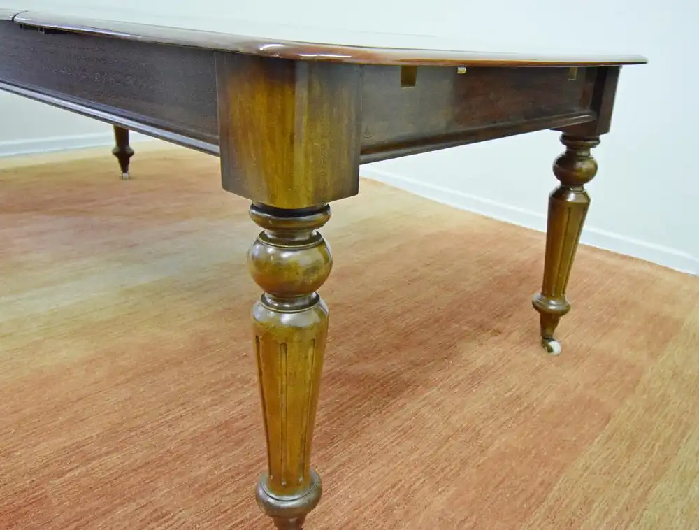 Konferenztisch englisch viktorianischer Stil Mahagoni Hochglanz  2