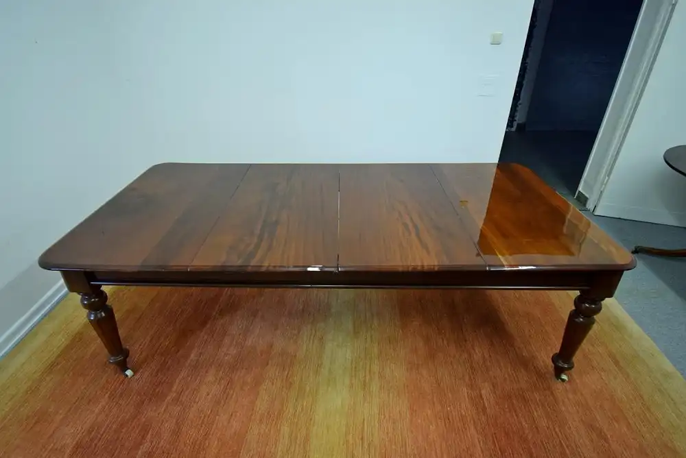 Konferenztisch englisch viktorianischer Stil Mahagoni Hochglanz  3
