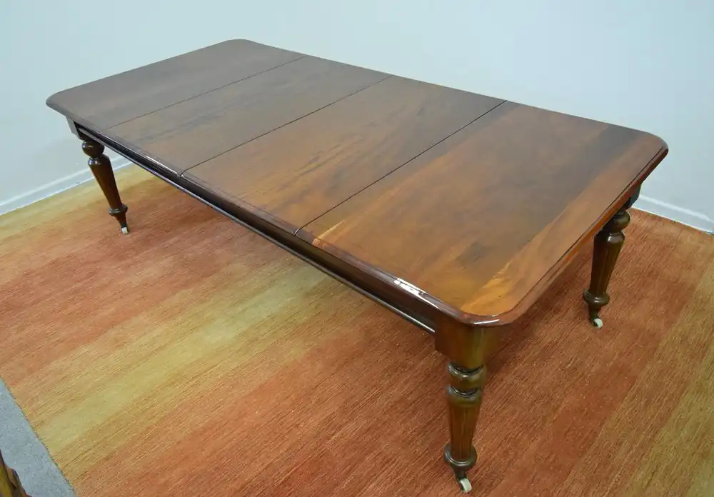 Konferenztisch englisch viktorianischer Stil Mahagoni Hochglanz  4