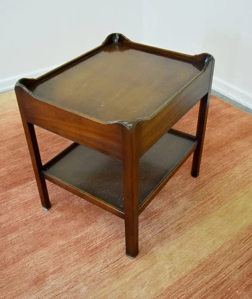 Lampentisch Englisch Mahagoni mit Schublade  1