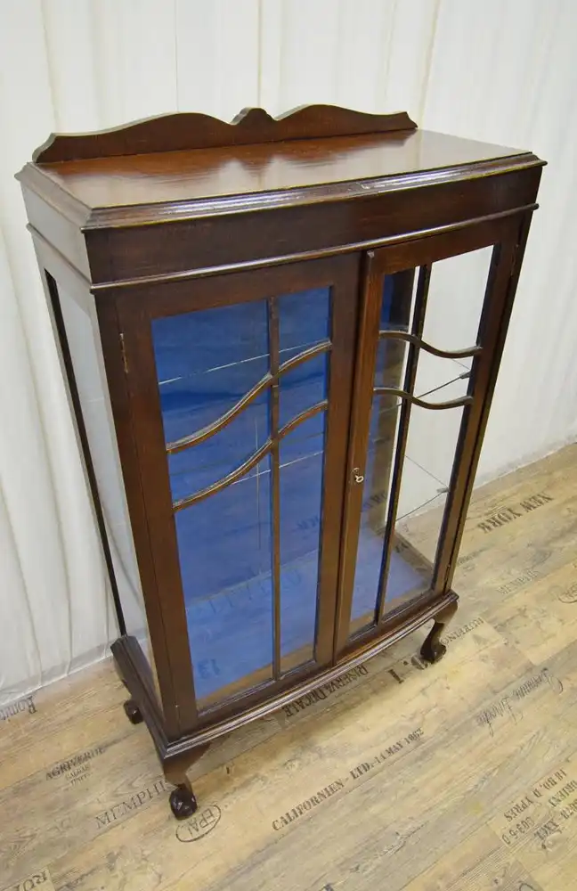 Vitrine um 1920 Mahagoni  5