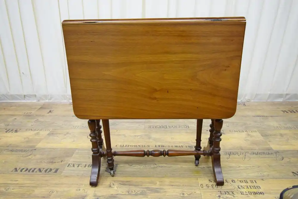 Klapptisch England um 1870 Mahagoni  6