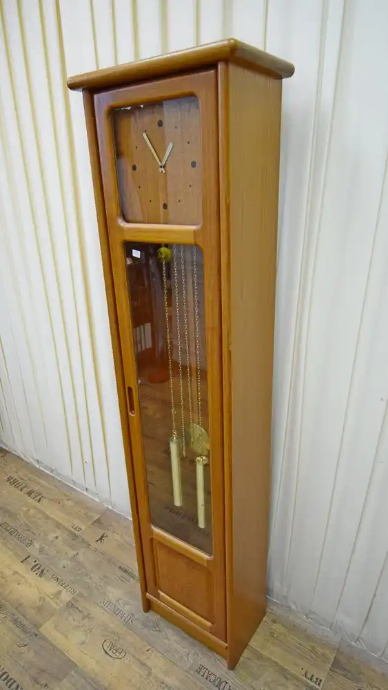 Standuhr Teak Mid-Century 60er Jahre Dyrlund Dänemark 2