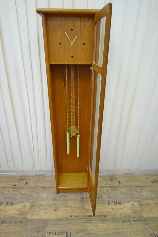 Standuhr Teak Mid-Century 60er Jahre Dyrlund Dänemark 3