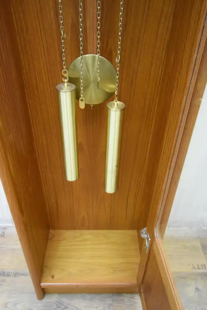 Standuhr Teak Mid-Century 60er Jahre Dyrlund Dänemark 4