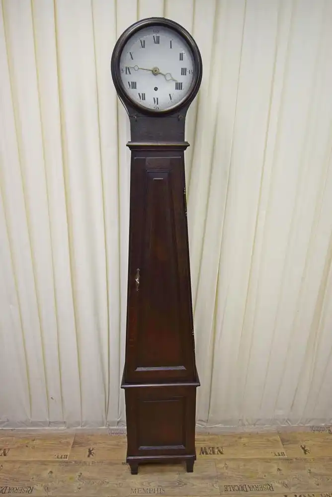 Standuhr um 1900 Eiche dunkel  0