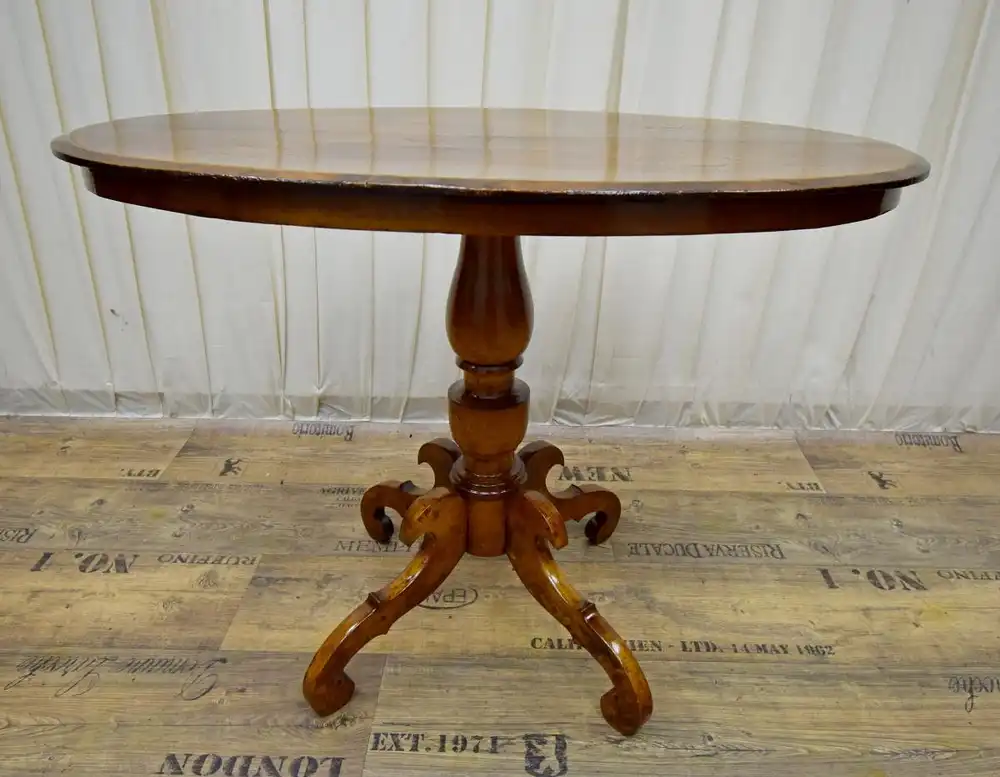 Salontisch Biedermeier um 1860 Mahagoni 1