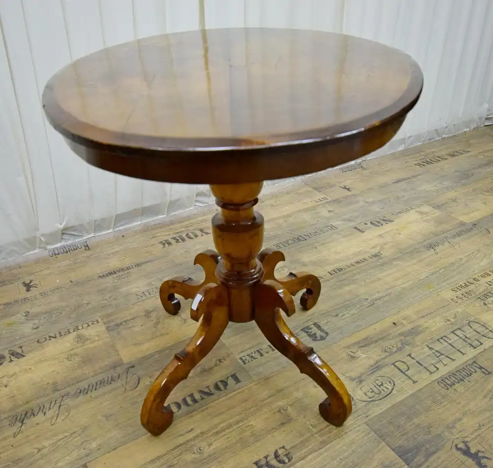 Salontisch Biedermeier um 1860 Mahagoni 6