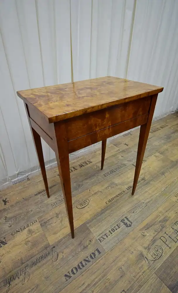 Nähtisch Biedermeier um 1860 Birke  6