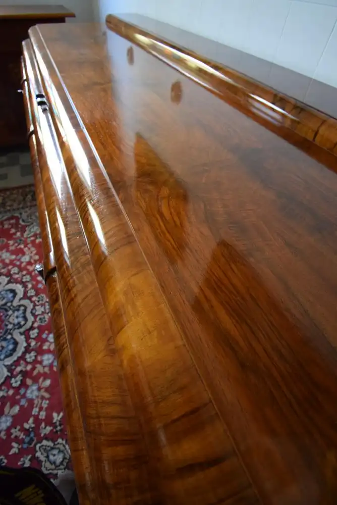 Sideboard Art Deco um 1915 kaukasischer Nussbaum  5