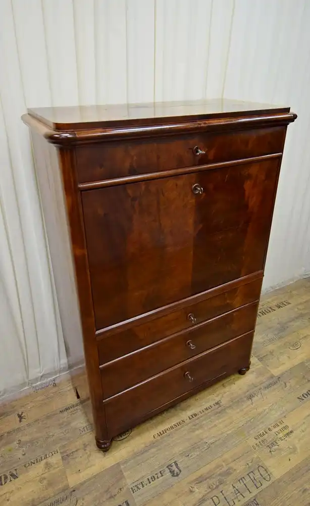 Sekretär Biedermeier um 1840/50 Mahagoni  2