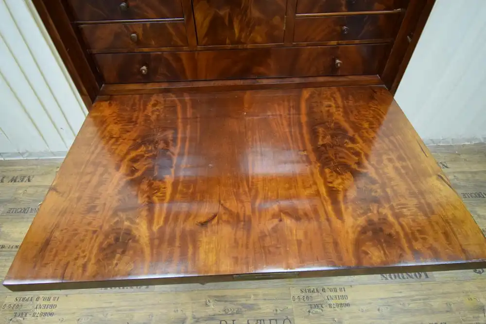 Sekretär Biedermeier um 1840/50 Mahagoni  4