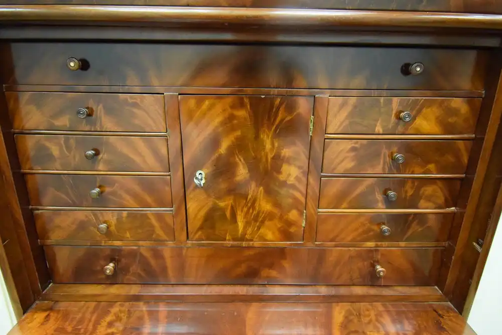 Sekretär Biedermeier um 1840/50 Mahagoni  7