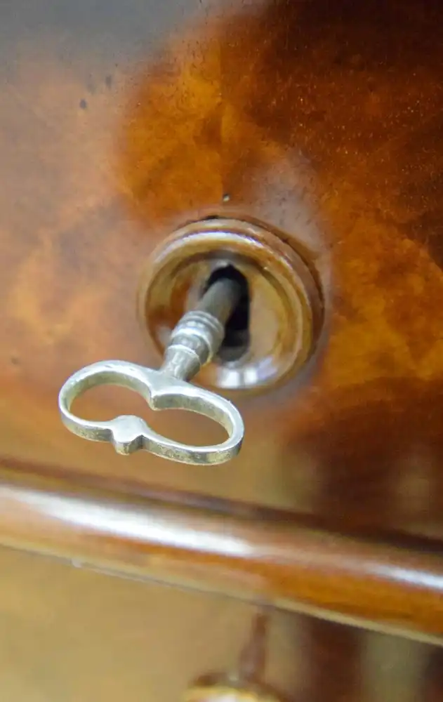 Sekretär Biedermeier um 1840/50 Mahagoni  8