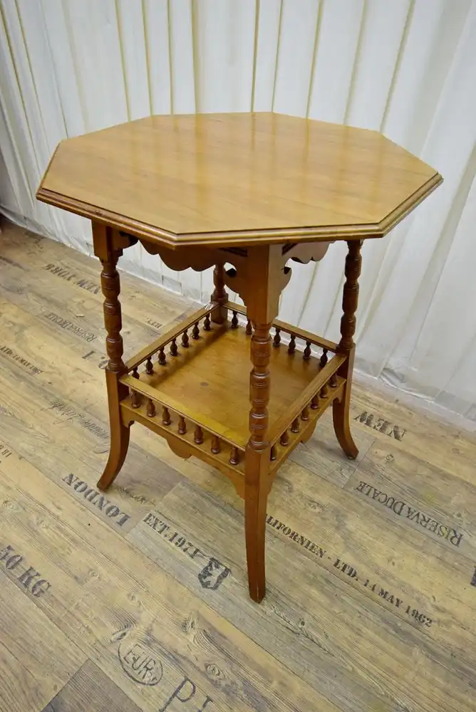 Beistelltisch Eiche um 1900 6